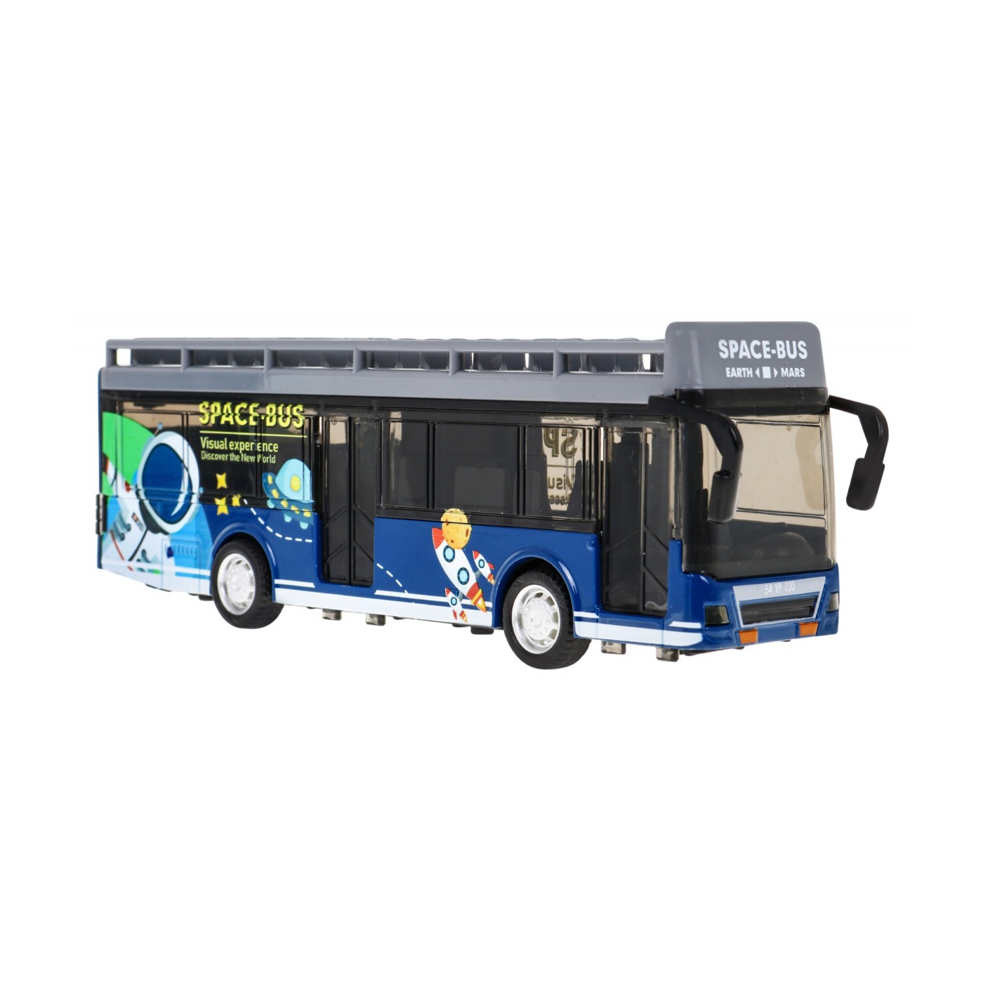 Kovový model autobusu