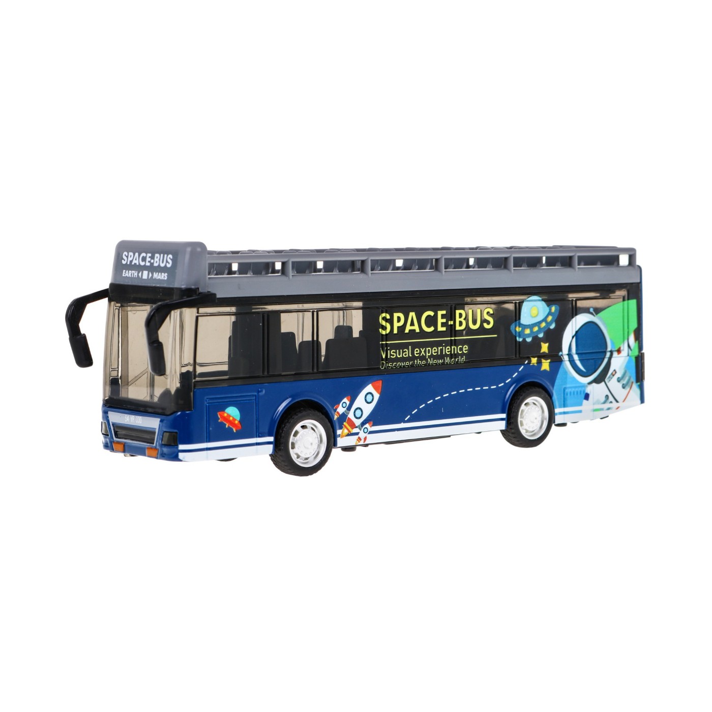 Kovový model autobusu