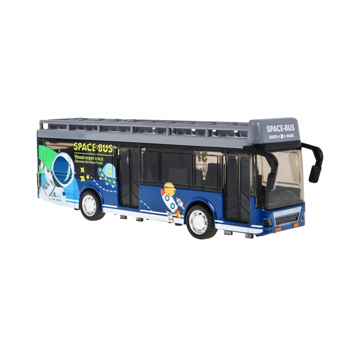 Kovový model autobusu