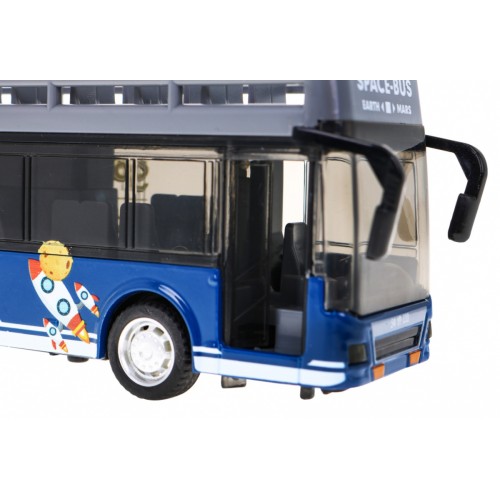Kovový model autobusu