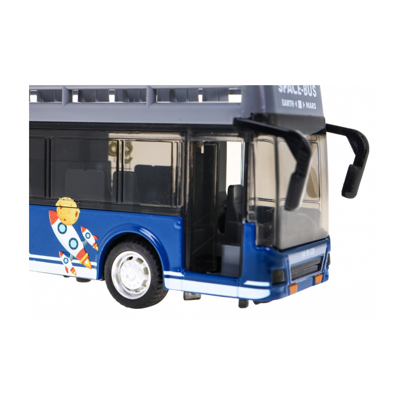 Kovový model autobusu