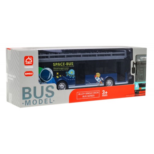 Kovový model autobusu