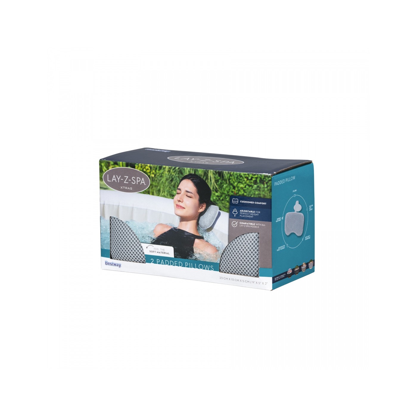 Sada 2 měkkých polštářů pod hlavu BESTWAY Lay-Z-Spa pro vířivku