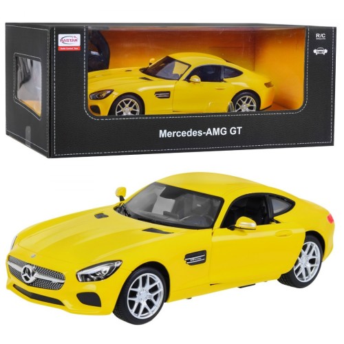 Autíčko R C Mercedes AMG GT žlutý 1 14 RASTAR