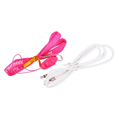 Karaoke mikrofon pro děti 3+ růžová funkce změny hlasu + světlo + MP3