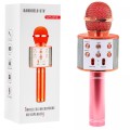 Karaoke mikrofon s reproduktory Rose Gold