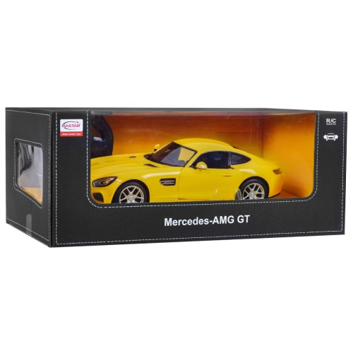 Autíčko R C Mercedes AMG GT žlutý 1 14 RASTAR