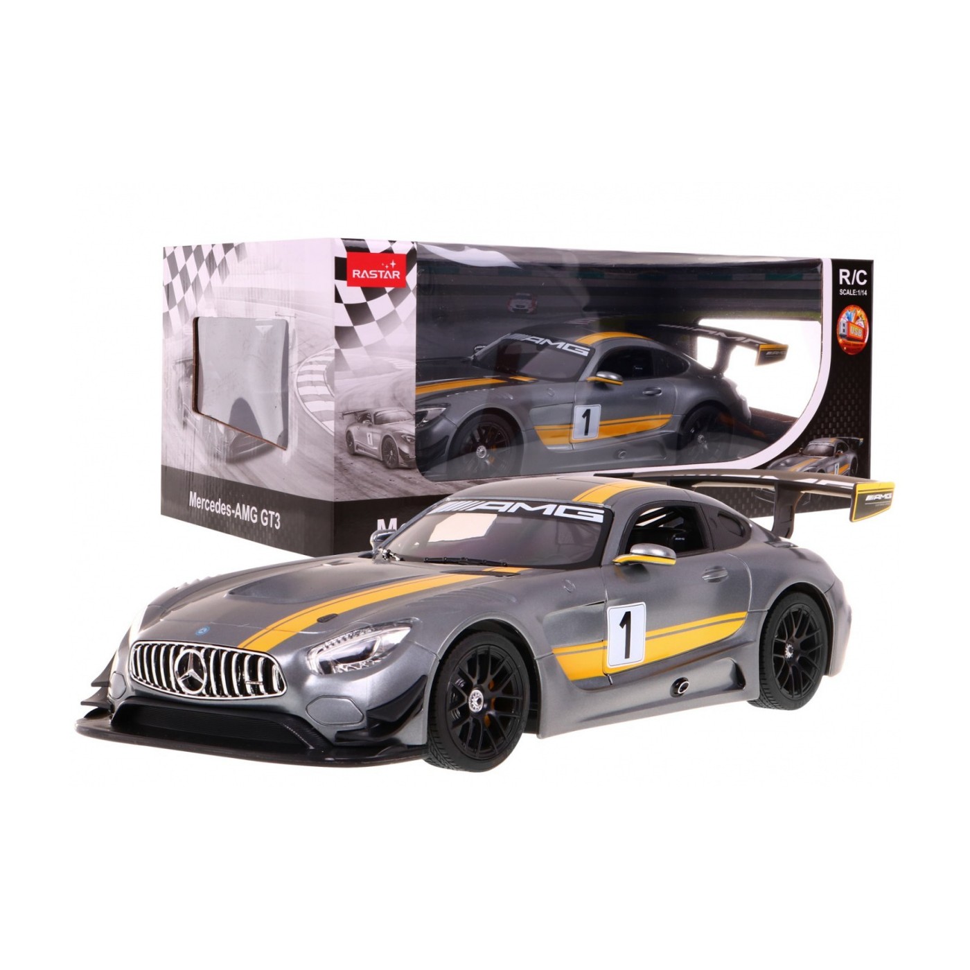 Autíčko R/C Mercedes AMG GT3 1:14 RASTAR