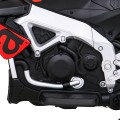 Aprilia Tuono V4 Dětská baterie Motor Červený MP3 panel Pomocná kola Pomalý start