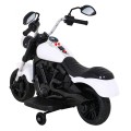 Sekáček motorů V-Max dětská baterie bílá melodie houkačka lehká pomocná kolečka