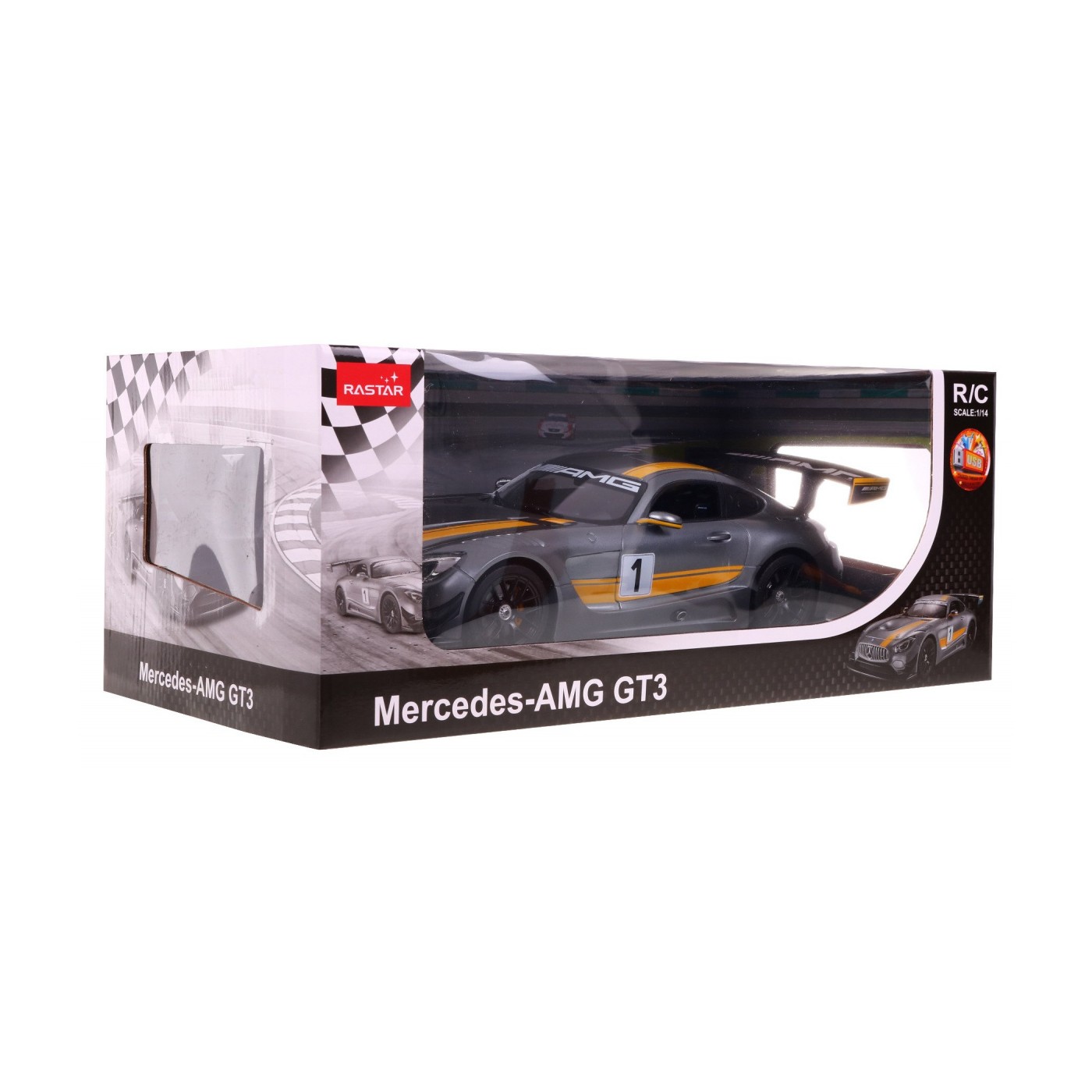 Autíčko R/C Mercedes AMG GT3 1:14 RASTAR