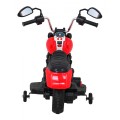 Motor Chopper V-Max dětská baterie červená melodie houkačka lehká pomocná kola