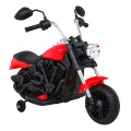Motor Chopper V-Max dětská baterie červená melodie houkačka lehká pomocná kola