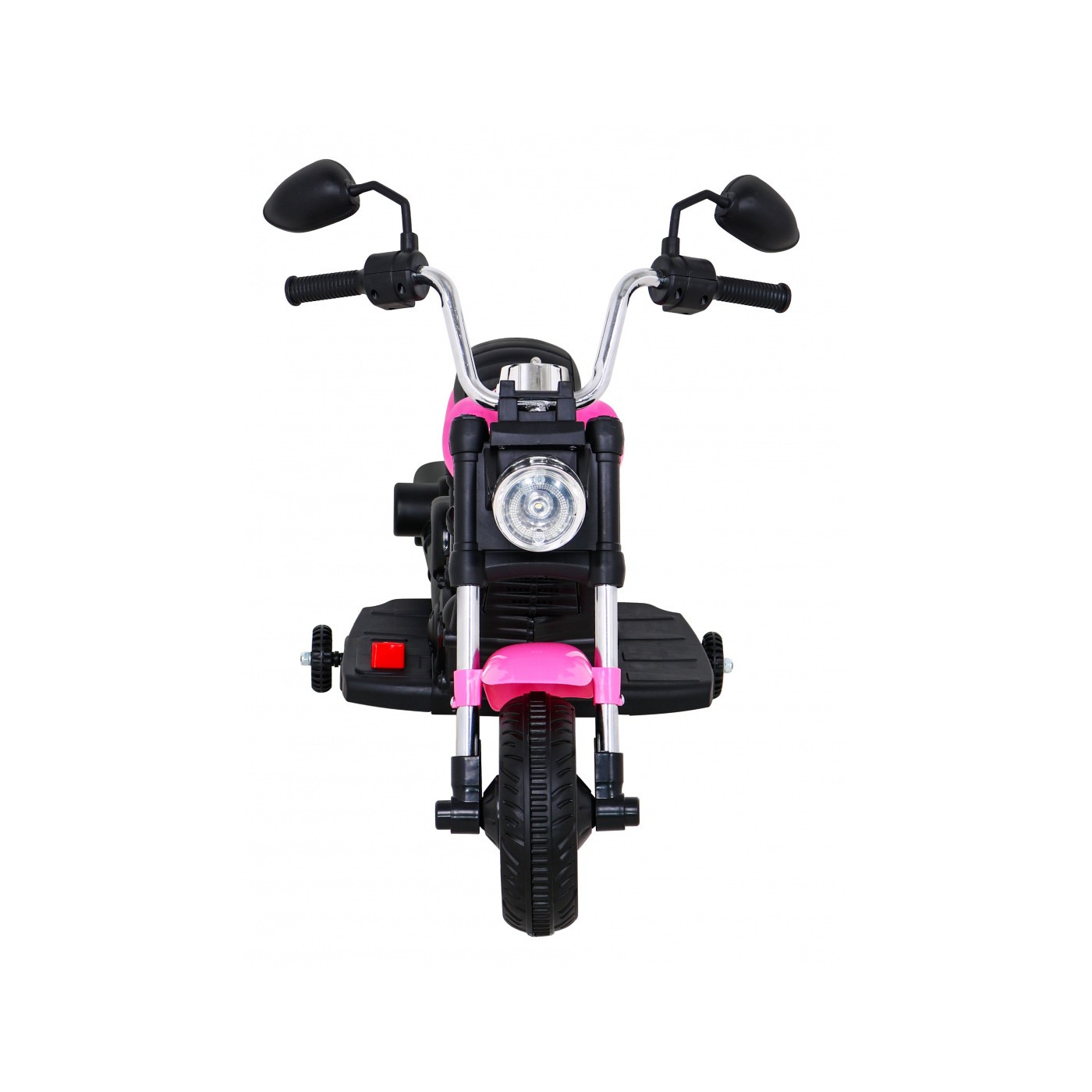 Motor Chopper V-Max dětská baterie růžová melodie houkačka lehká pomocná kola