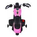 Motor Chopper V-Max dětská baterie růžová melodie houkačka lehká pomocná kola