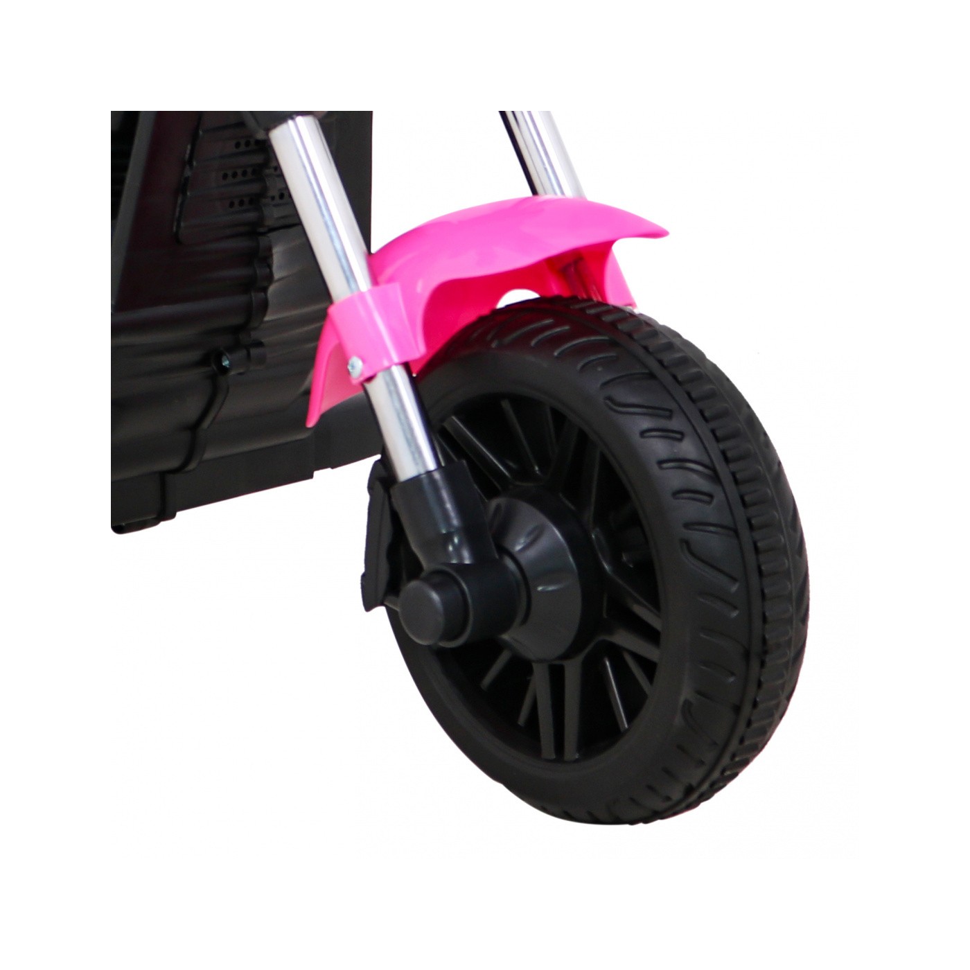 Motor Chopper V-Max dětská baterie růžová melodie houkačka lehká pomocná kola