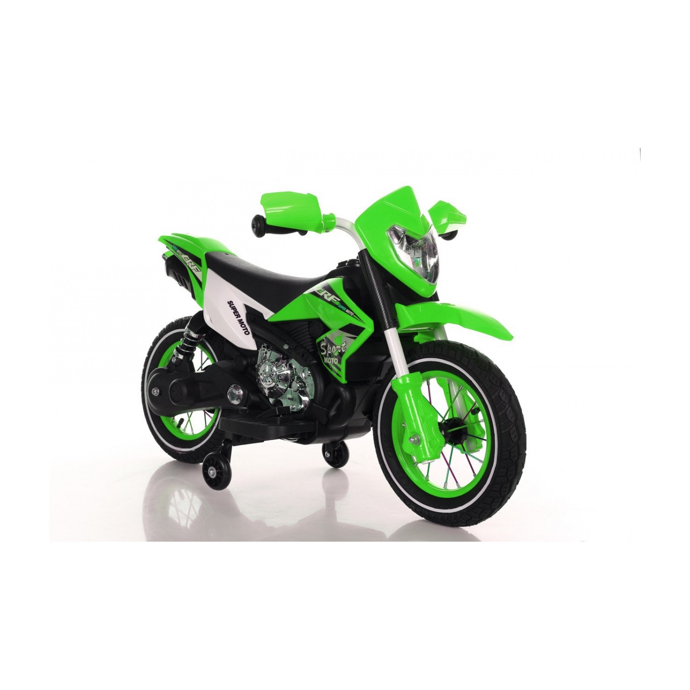 Motor Cross SuperMoto zelená