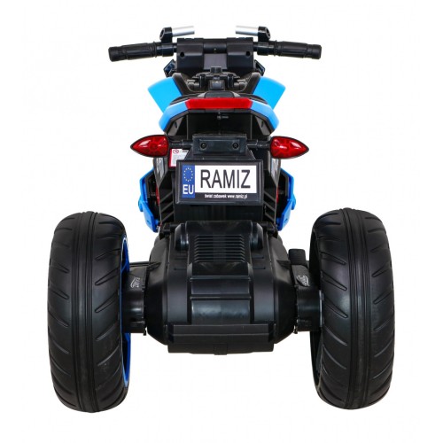 Motor Future Dětská baterie Powečervená Blue Audio Panel Pomalý start EVA KOLA