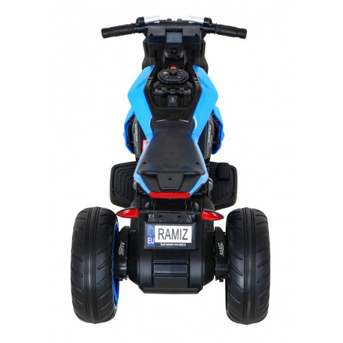 Motor Future Dětská baterie Powečervená Blue Audio Panel Pomalý start EVA KOLA