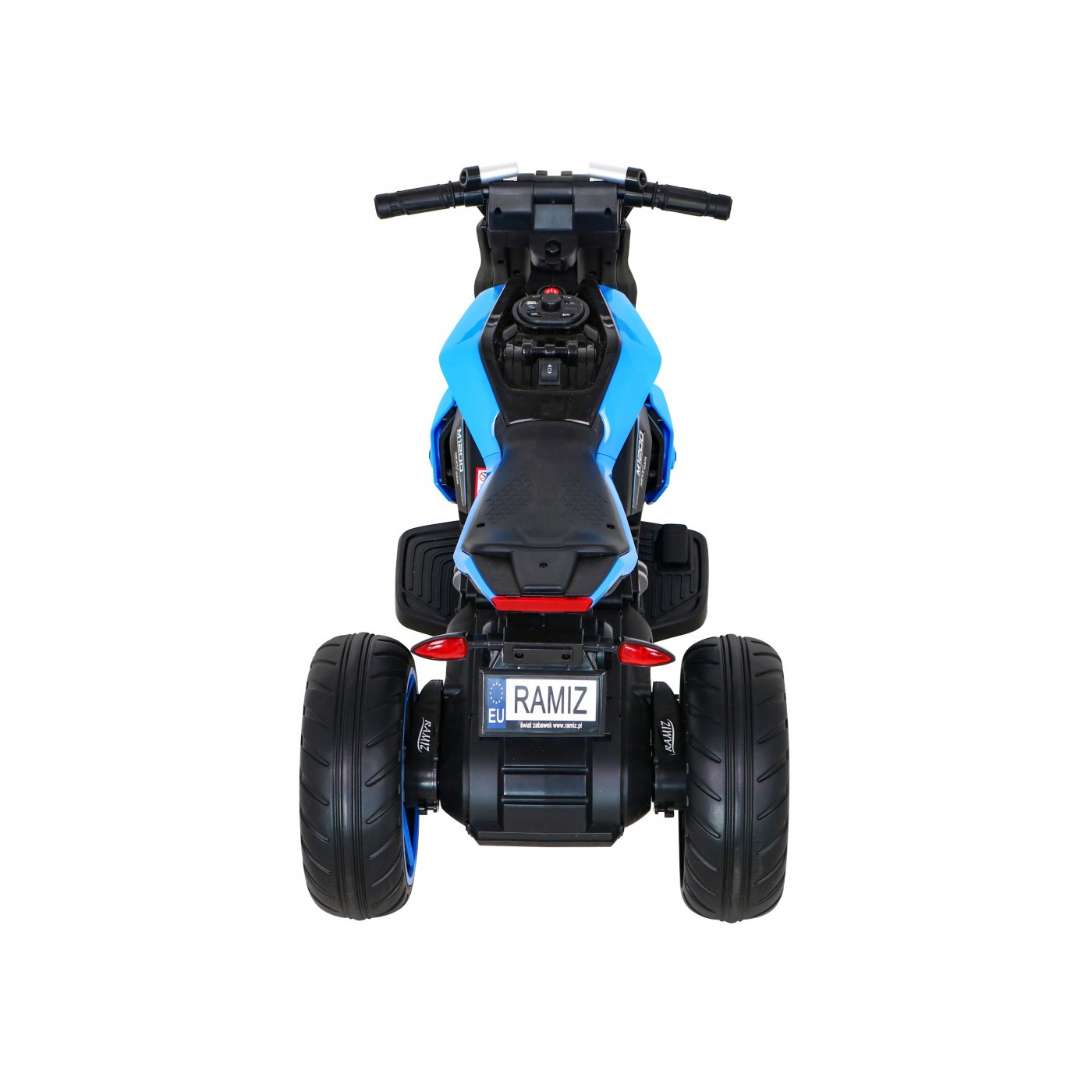 Motor Future Dětská baterie Powečervená Blue Audio Panel Pomalý start EVA KOLA