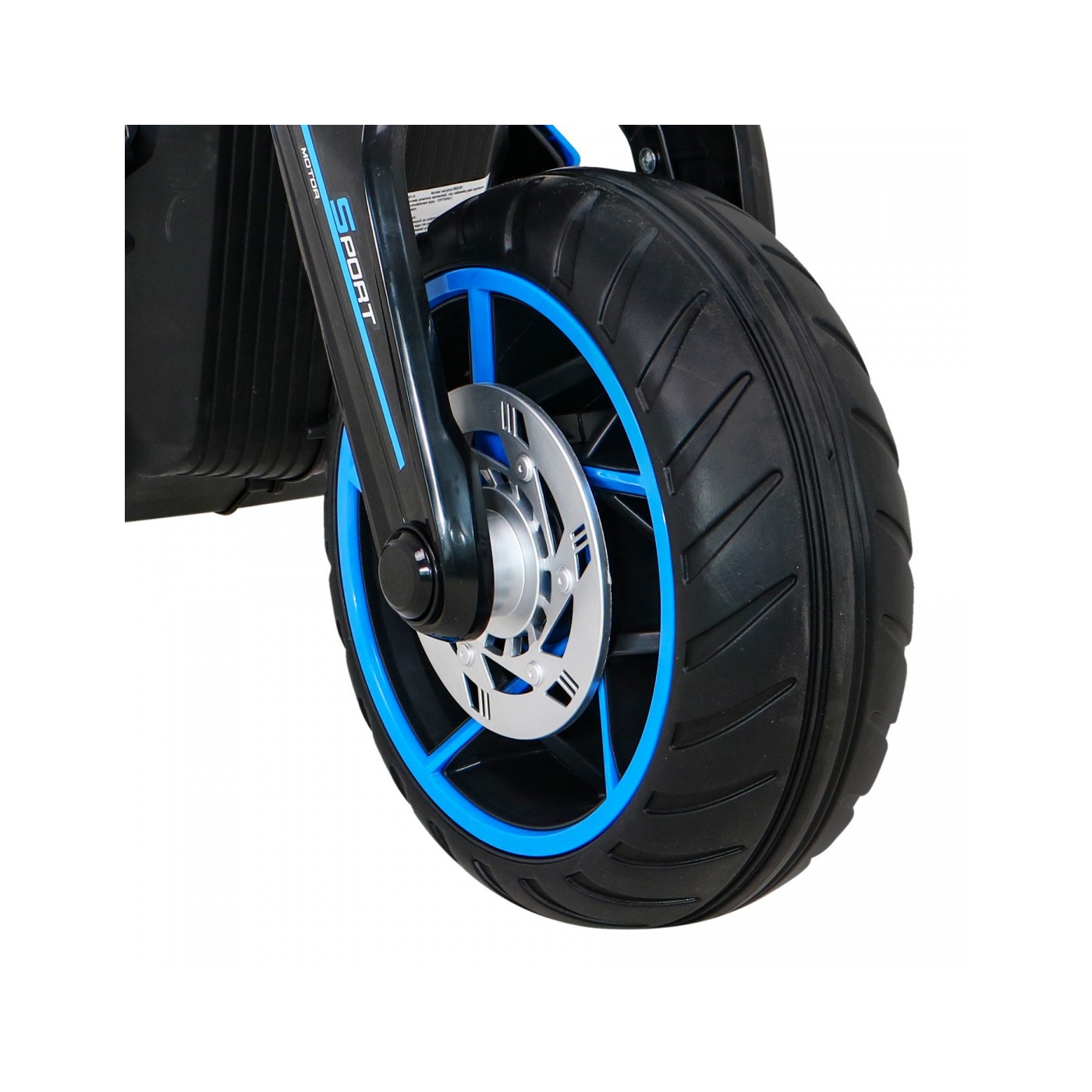 Motor Future Dětská baterie Powečervená Blue Audio Panel Pomalý start EVA KOLA