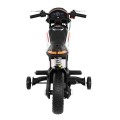 Motor Night Rider na baterii pro děti Bílá + Pomocná kola + MP3 USB + Plyn v škrticí klapce