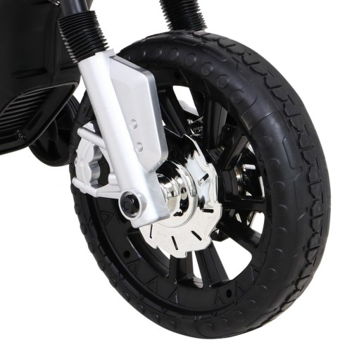 Motor Night Rider pro děti baterie modrá + pomocná kola + MP3 USB + řadicí plyn