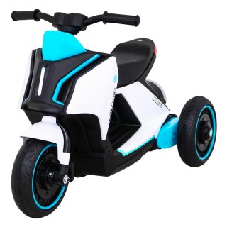 POKROČILÝ motocykl bílý