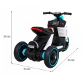 POKROČILÝ motocykl bílý