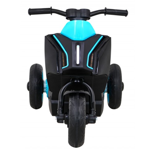 POKROČILÝ motocykl černý