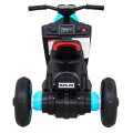 POKROČILÝ motocykl černý