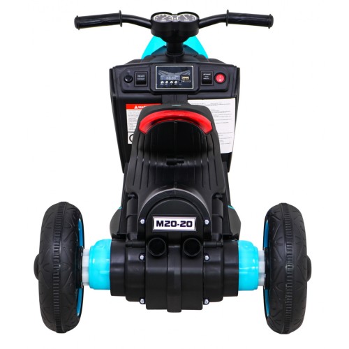 POKROČILÝ motocykl černý