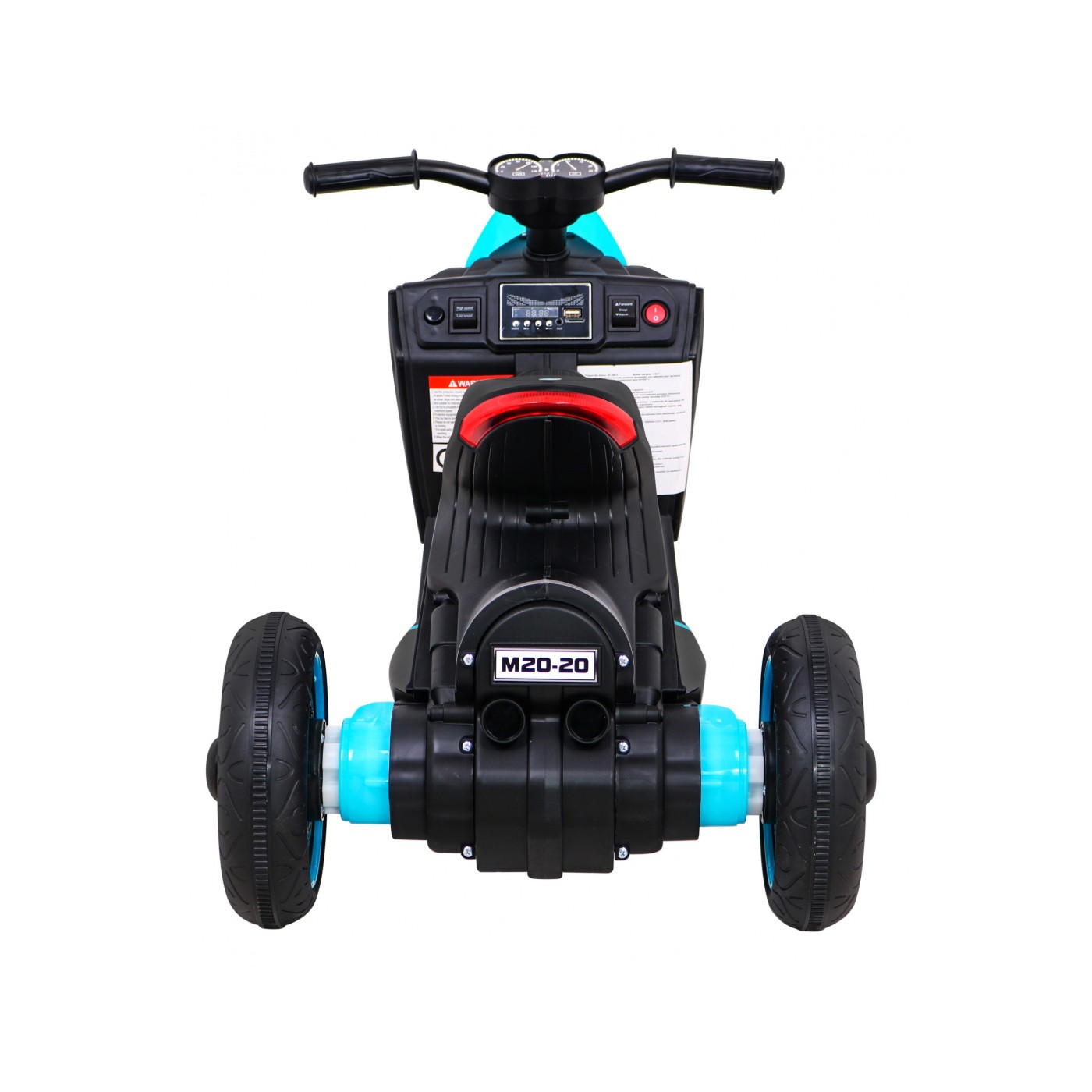 POKROČILÝ motocykl černý