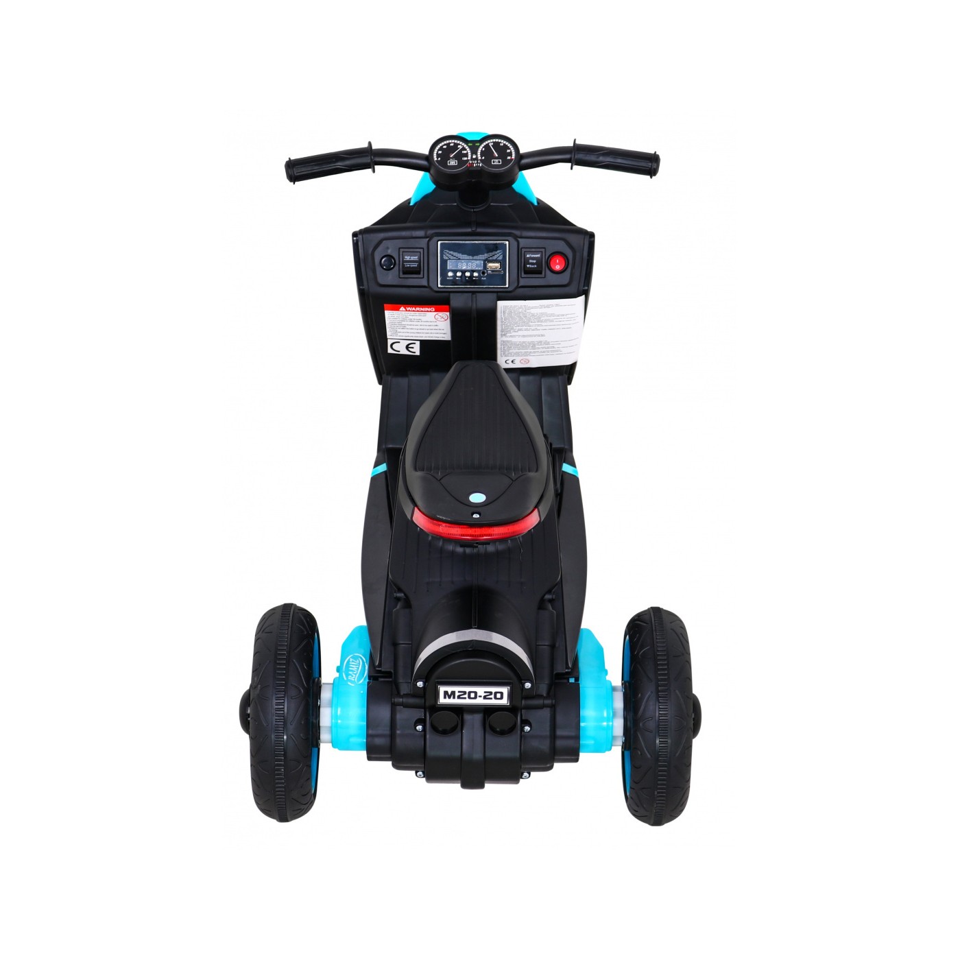 POKROČILÝ motocykl černý