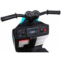 POKROČILÝ motocykl černý