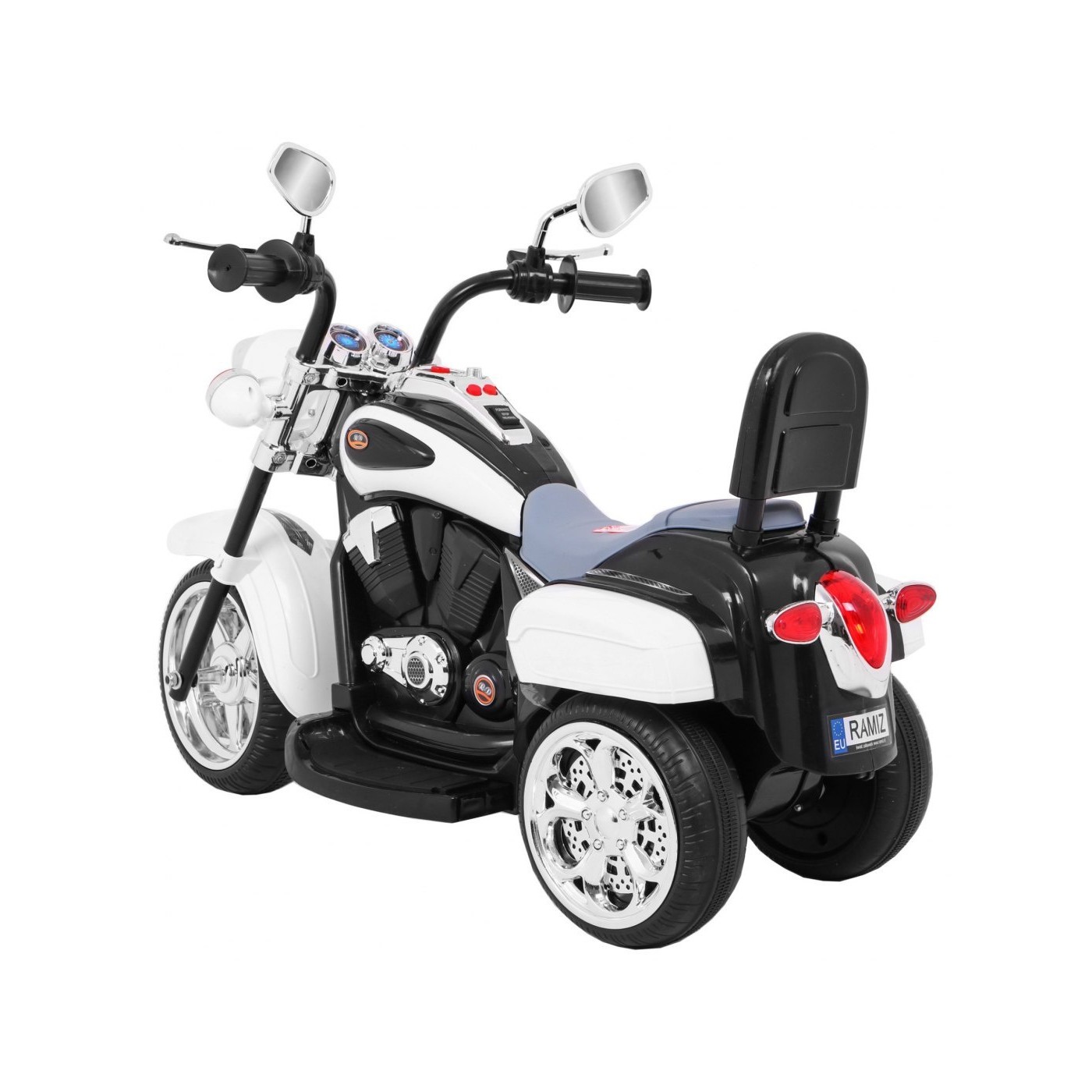 Chopper NightBike Motocykl Bílá