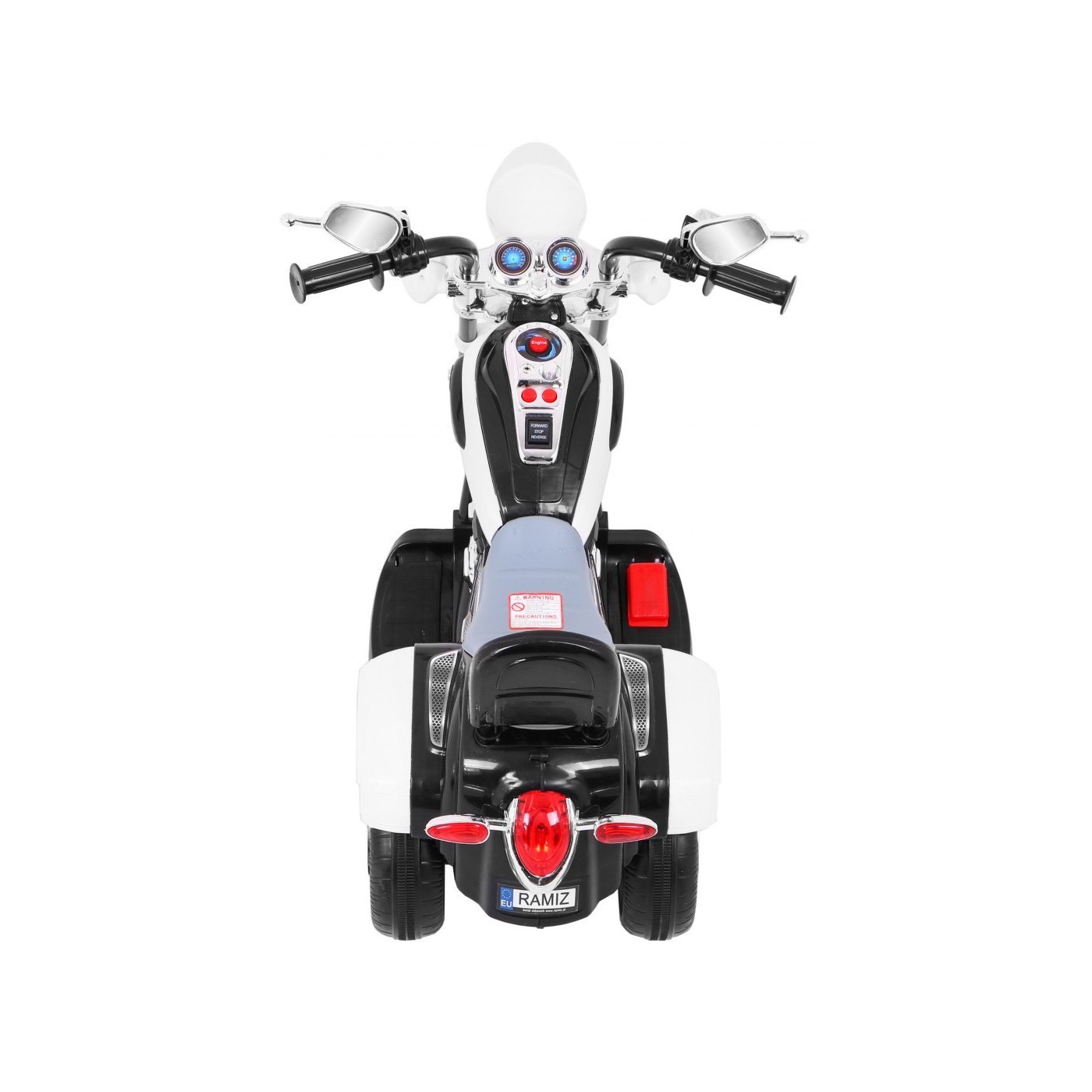 Chopper NightBike Motocykl Bílá