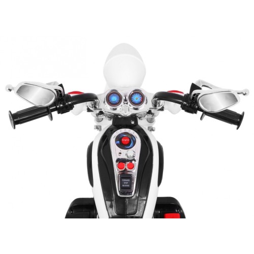 Chopper NightBike Motocykl Bílá
