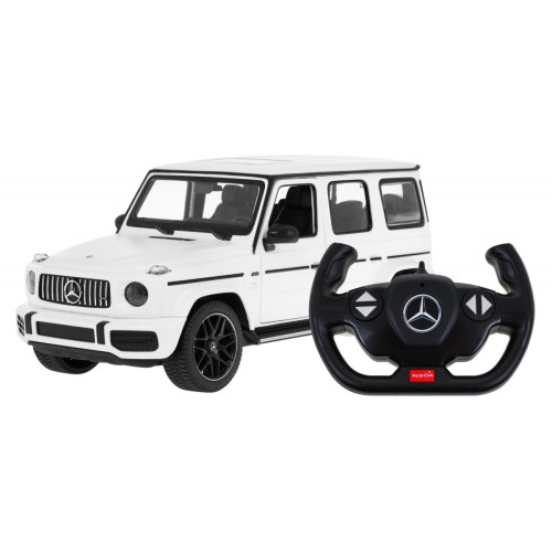 Mercedes-AMG G63 bílý RASTAR model 1:14 Dálkové ovládání auta + 2,4 GHz dálkové ovládání