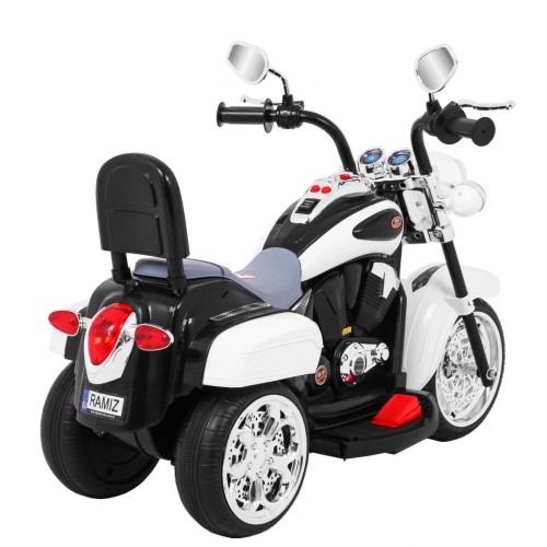 Chopper NightBike Motocykl Bílá