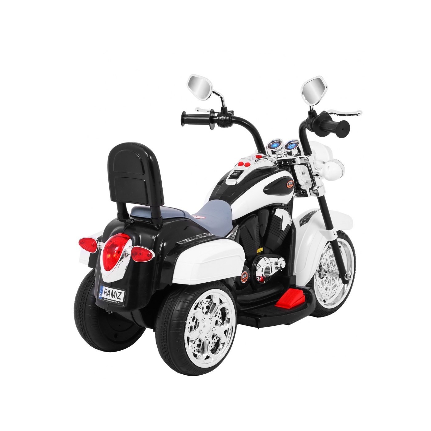 Chopper NightBike Motocykl Bílá