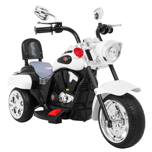 Chopper NightBike Motocykl Bílá