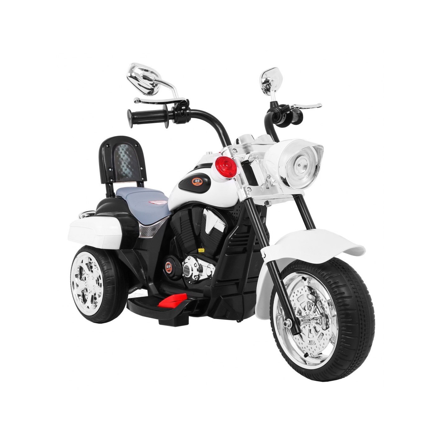 Chopper NightBike Motocykl Bílá