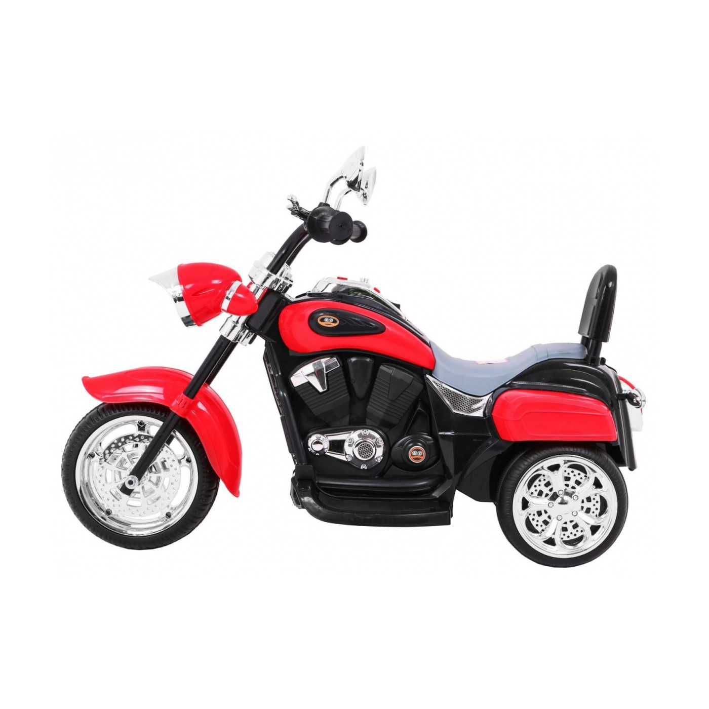 Noční kolo Chopper červené