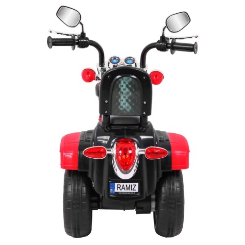 Noční kolo Chopper červené
