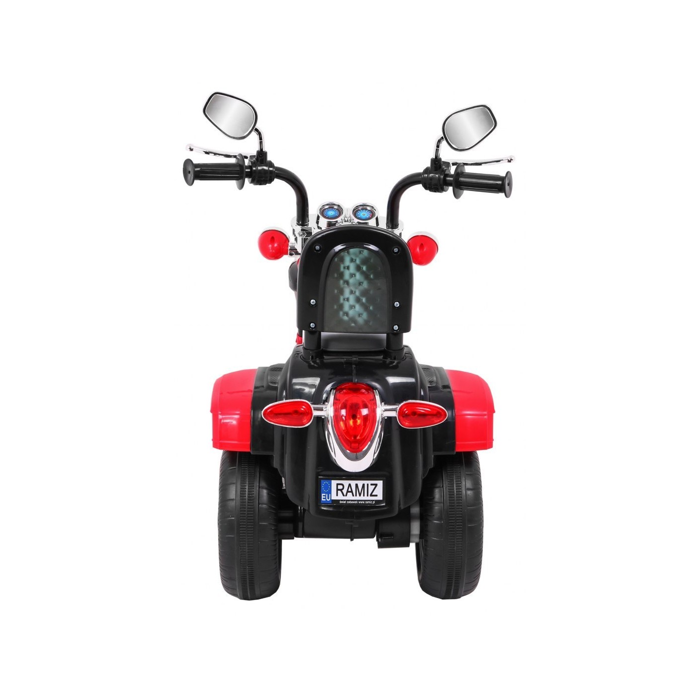 Noční kolo Chopper červené