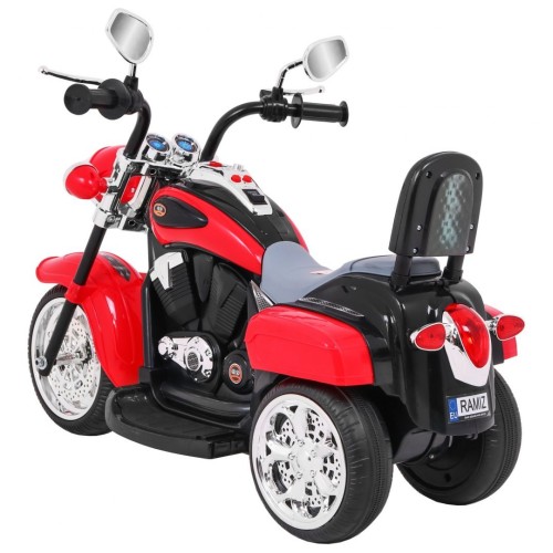 Noční kolo Chopper červené