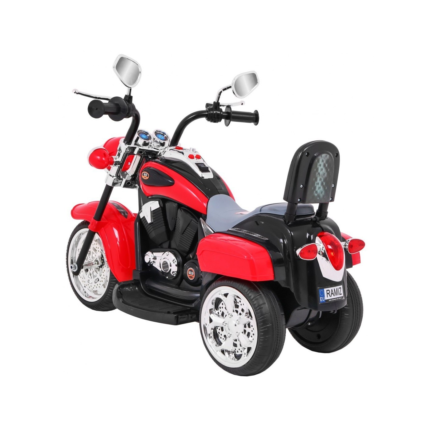 Noční kolo Chopper červené