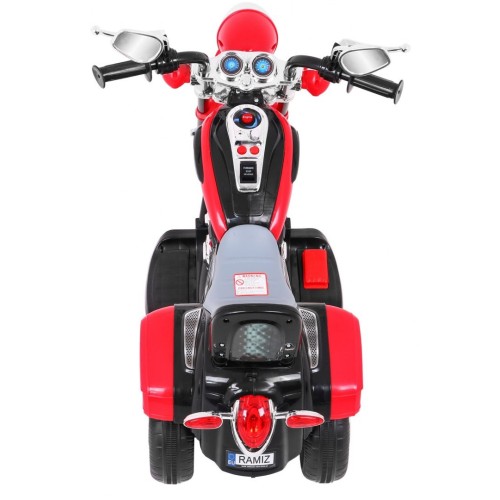 Noční kolo Chopper červené