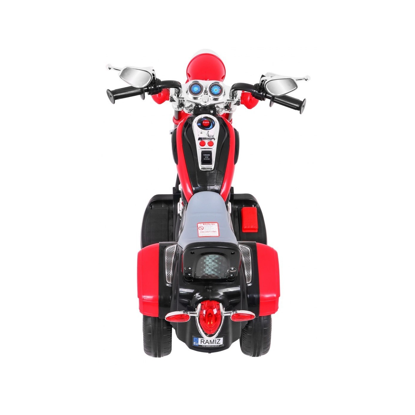 Noční kolo Chopper červené